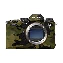 Camera Skin Compatible with Sony Alpha 9 III (2024) - Green Camouflage - Premium 3M Vinyl Protective Wrap Decal Cover - Easy to Apply | Crafted in the USA by MightySkins