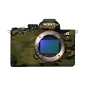 Camera Skin Compatible with Sony Alpha A7 Mark V (2025) - Green Camouflage - Premium 3M Vinyl Protective Wrap Decal Cover - Easy to Apply | Crafted in the USA by MightySkins