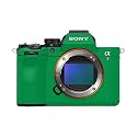 Camera Skin Compatible with Sony Alpha A7 Mark V (2025) - Solid Green - Premium 3M Vinyl Protective Wrap Decal Cover - Easy to Apply | Crafted in the USA by MightySkins
