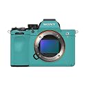 Camera Skin Compatible with Sony Alpha A7 Mark V (2025) - Solid Turquoise - Premium 3M Vinyl Protective Wrap Decal Cover - Easy to Apply | Crafted in the USA by MightySkins