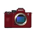 Camera Skin Compatible with Sony Alpha A7 Mark V (2025) - Solid Burgundy - Premium 3M Vinyl Protective Wrap Decal Cover - Easy to Apply | Crafted in the USA by MightySkins