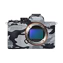 Camera Skin Compatible with Sony Alpha A7 Mark V (2025) - Gray Camouflage - Premium 3M Vinyl Protective Wrap Decal Cover - Easy to Apply | Crafted in the USA by MightySkins