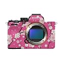 Camera Skin Compatible with Sony Alpha A7 Mark V (2025) - Sakura Pink - Premium 3M Vinyl Protective Wrap Decal Cover - Easy to Apply | Crafted in the USA by MightySkins
