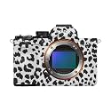 Camera Skin Compatible with Sony Alpha A7 Mark V (2025) - Snow Leopard Print - Premium 3M Vinyl Protective Wrap Decal Cover - Easy to Apply | Crafted in the USA by MightySkins