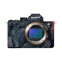 Camera Skin Compatible with Sony Alpha A7 Mark V (2025) - Storm Cloud - Premium 3M Vinyl Protective Wrap Decal Cover - Easy to Apply | Crafted in the USA by MightySkins