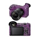 Camera Skin Compatible with Sony FX2 Digital Camera (2025) - Solid Purple - Premium 3M Vinyl Protective Wrap Decal Cover - Easy to Apply | Crafted in the USA by MightySkins