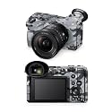 Camera Skin Compatible with Sony FX2 Digital Camera (2025) - Gray Camouflage - Premium 3M Vinyl Protective Wrap Decal Cover - Easy to Apply | Crafted in the USA by MightySkins