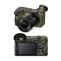 Camera Skin Compatible with Sony FX2 Digital Camera (2025) - Green Camouflage - Premium 3M Vinyl Protective Wrap Decal Cover - Easy to Apply | Crafted in the USA by MightySkins