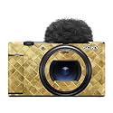 Camera Skin Compatible with Sony ZV-1 Mark II (2023) - Gold Tiles - Premium 3M Vinyl Protective Wrap Decal Cover - Easy to Apply | Crafted in the USA by MightySkins