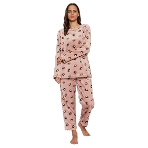 CAMEY Womens Printed Full Sleeve Round Neck