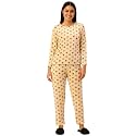 CAMEY Women39s Printed Full Sleeve Round NeckV-Neck