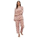 CAMEY Women39s Printed Full Sleeve Round NeckV-Neck
