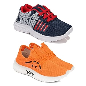 camfoot comfortable pack of 2 multicolor collection of sports shoes for kids amp boys 1658-9266