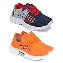 Camfoot Comfortable Pack of 2 Multicolor Collection of Sports Shoes for Kids & Boys (1658-9266)
