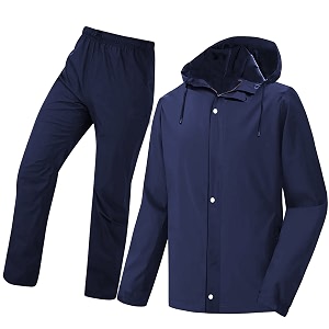 men39s waterproof raincoat xl cyclonic navy blue