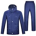 CAMISON Men's Waterproof Raincoat (2XL, EAGLE NAVY BLUE)
