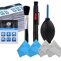 CamKix Camera Lens Cleaning Kit - Air Blower, Cleaning Brush, 2In1 Lens Cleaning Pen, 50 Individually Wrapped Wet Tissues and 4 Microfiber Cloths