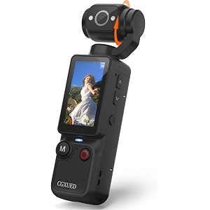 camkory vlogging camera with 180 rotating lens pocket body camera with audio amp video recording7-hour battery handheld pov cameras with 32gb card easy one-button recording for travel ash black
