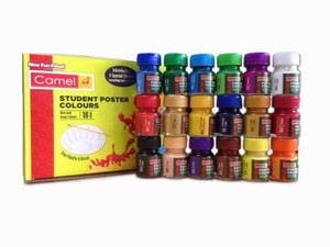 Camlin kokuyo student poster color18 SHADES Set
