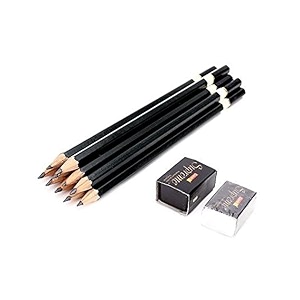 camlin supreme pencil pack of 10ink color-black