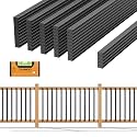CAMMOO 55 Pcs 36" Rectangular Deck Balusters, Straight Spindles Railing Kit