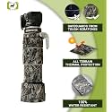 CAMOCOAT Lens Cover for AF-S NIKKOR 500mm f/4 ED VR | Water Resistant &amp; All Terrain Protection | Dark Forest Green