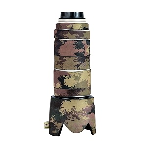 camocoat lens cover for canon ef 70-200mm f28l is ii usm  water resistant amp all terrain protection  mottled wood green