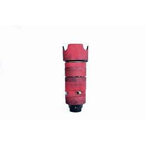 camocoat lens cover for nikon af-s nikkor 70-200mm f28g fl ed vr  water resistant amp all terrain protection  deep maroon