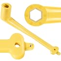 Camoo For Mercury Prop Wrench Boat 1-1/16" Propeller Wrench For All Mercury/Mercruiser/Yamaha Alpha/Bravo Outboard & Stern Drive - 91-859046Q4 | Light Weight, Yellow, Rustproof Plastic (27mm)