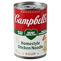 Campbell's Condensed Heart Healthy Homestyle Chicken Noodle Soup, 10.5 Oz