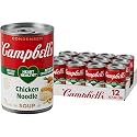 Campbell's Condensed Heart Healthy Chicken Noodle Soup, 10.75 oz Can (12 Pack)