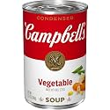 Campbell's Condensed Vegetable Soup With Beef Stock, Can 10.5 Fl Oz (Pack of 12)