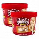 Campbell’s Chunky Creamy Chicken and Dumplings Soup, 15.25 oz Bowl (Pack of 2)