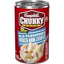 Campbell’s Chunky Soup, Old Fashioned Potato Ham Chowder, Can, 18.8 Ounce (Pack of 12)