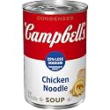 Campbell’s Condensed 25% Less Sodium Chicken Noodle Soup, 10.75 oz Can