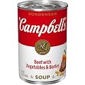 Campbell's Condensed Beef Soup With Vegetables and Barley, 10.5 oz Can