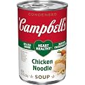 Campbell’s Condensed Heart Healthy Chicken Noodle Soup, 10.75 oz Can (12 Pack)