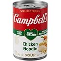 Campbell’s Condensed Heart Healthy Chicken Noodle Soup, 10.75 oz Can (Pack of 6)