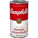 Campbell’s Condensed Homestyle Chicken Noodle Soup, Family Size, Can - 22.2 Ounce (Pack of 12)