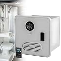 Camper Hot Water Heater, Electric RV Tankless Water Heater, with 15 X 15 Inches Door and Remote Controller, Best High Altitude Performance, DC 12V, for Rvers' Everyday Use NoShowerHead-White