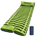 Camping Air Bed for Mercedes-Benz GLC 2015-2025 SUV 5-Seater, Easy Hand/Foot Inflation Thick Padding Portable Air Bed for Outdoor Sleeping and Travel,Green
