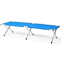 Camping Cot Bed for Adults, Army Blue