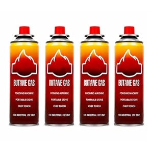 camping gas canister portable fuel canister for outdoor camping and hiking pack of 4x225g