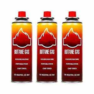 camping gas canister portable fuel canister for outdoor camping and hiking pack of 3x225g