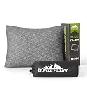 Camping Pillow Compressible Shredded Memory Foam Dorm Pillow