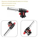 Camping Welding BBQ Auto Ignition Flamethrower Burner Butane Gas Blow Torch, Multi-Purpose Gas Torch, Professional Butane Torch with Safety Lock.