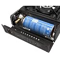 Campingaz Camp Camping Stove | Portable Camping Stove | 2200W Single Burner with Piezo Ignition, Safety Lock &amp; Carry Case | Outdoor Cooking Stove for Camping, Black