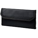 Plastic Book Holder Travel Organizer, Card Holder, Vehicle Documents Holder With Multi Pocket Expanding Zip Pouch (Black)