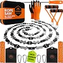 CAMPNDOOR High Limb Rope Saw 53 In - 360 Rope Chain Saw for Tree Limbs