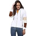 Campus Sutra Cotton Women High Neck Sweatshirt